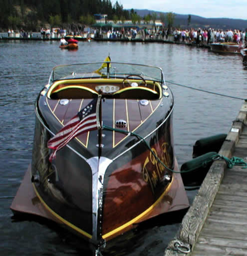 Wooden Motor Boat