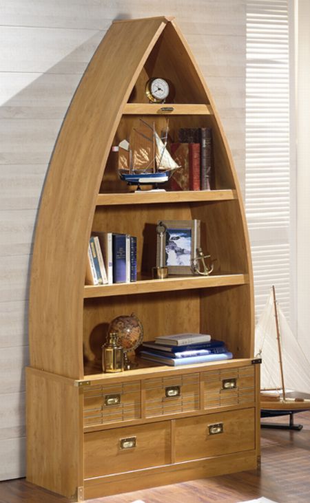 Boat Bookcase Plans