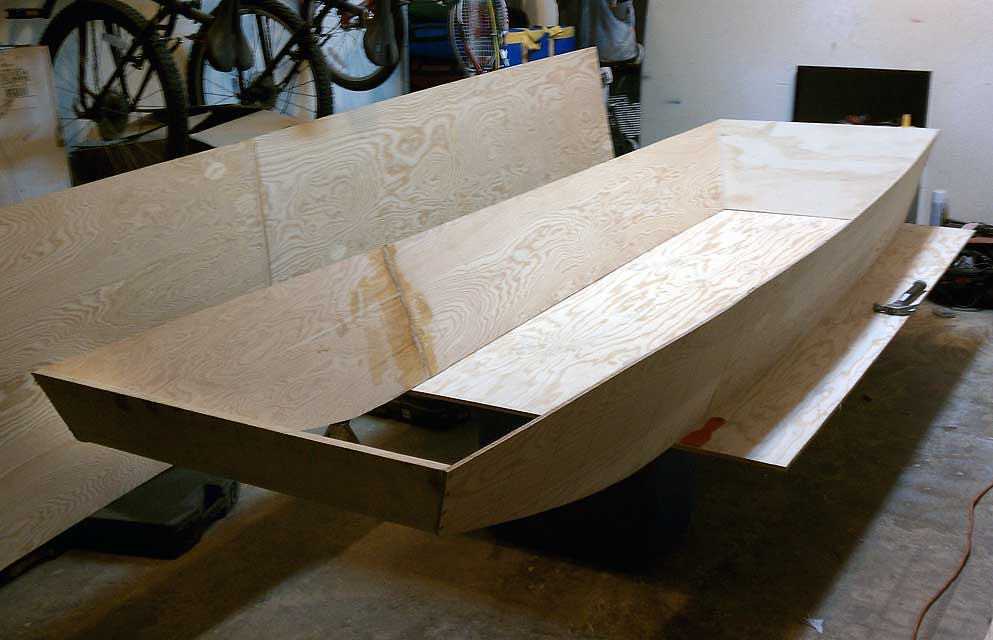 Homemade plywood jon boat | Geno