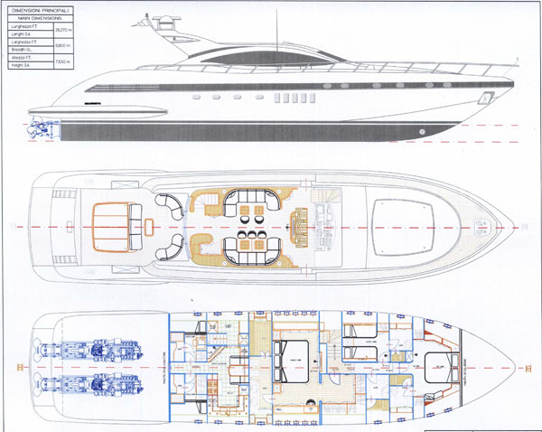 Yacht Deck Plans
