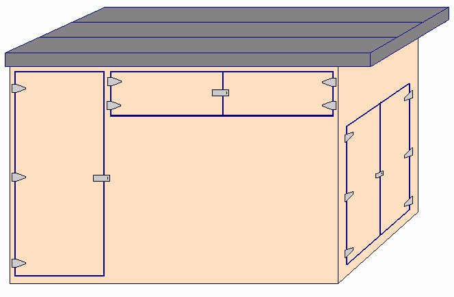 Roof Storage Shed Plans