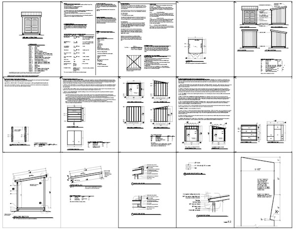 Free Shed Plans 8x8 How to Build DIY by 8x10x12x14x16x18x20x22x24 ...