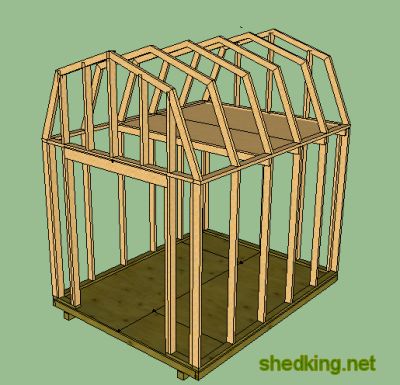 Barn Style Shed Plans with Loft