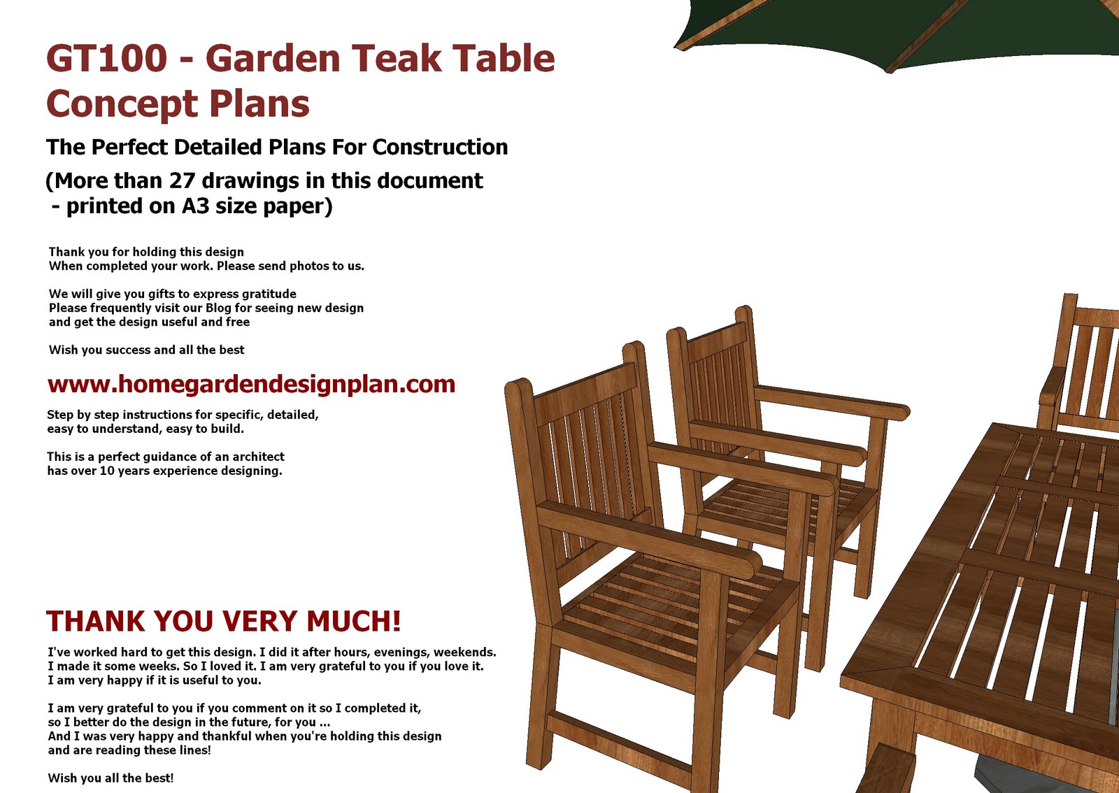 Outdoor Furniture Plans Woodworking Free
