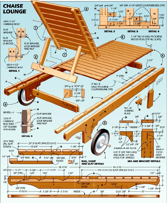 Wood Chaise Lounge Plans Relax after these Chaise Lounge Chair ...