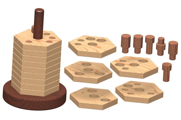 3D Wood Puzzle Plans