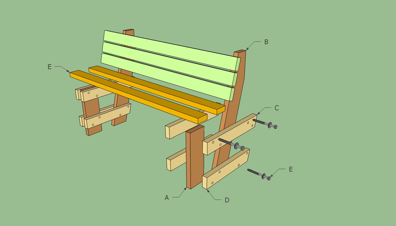 Free Wood Bench Plans DIY Bl   ueprint Plans Download how to 