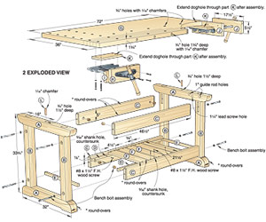 Plan Workbench Woodworking Bench