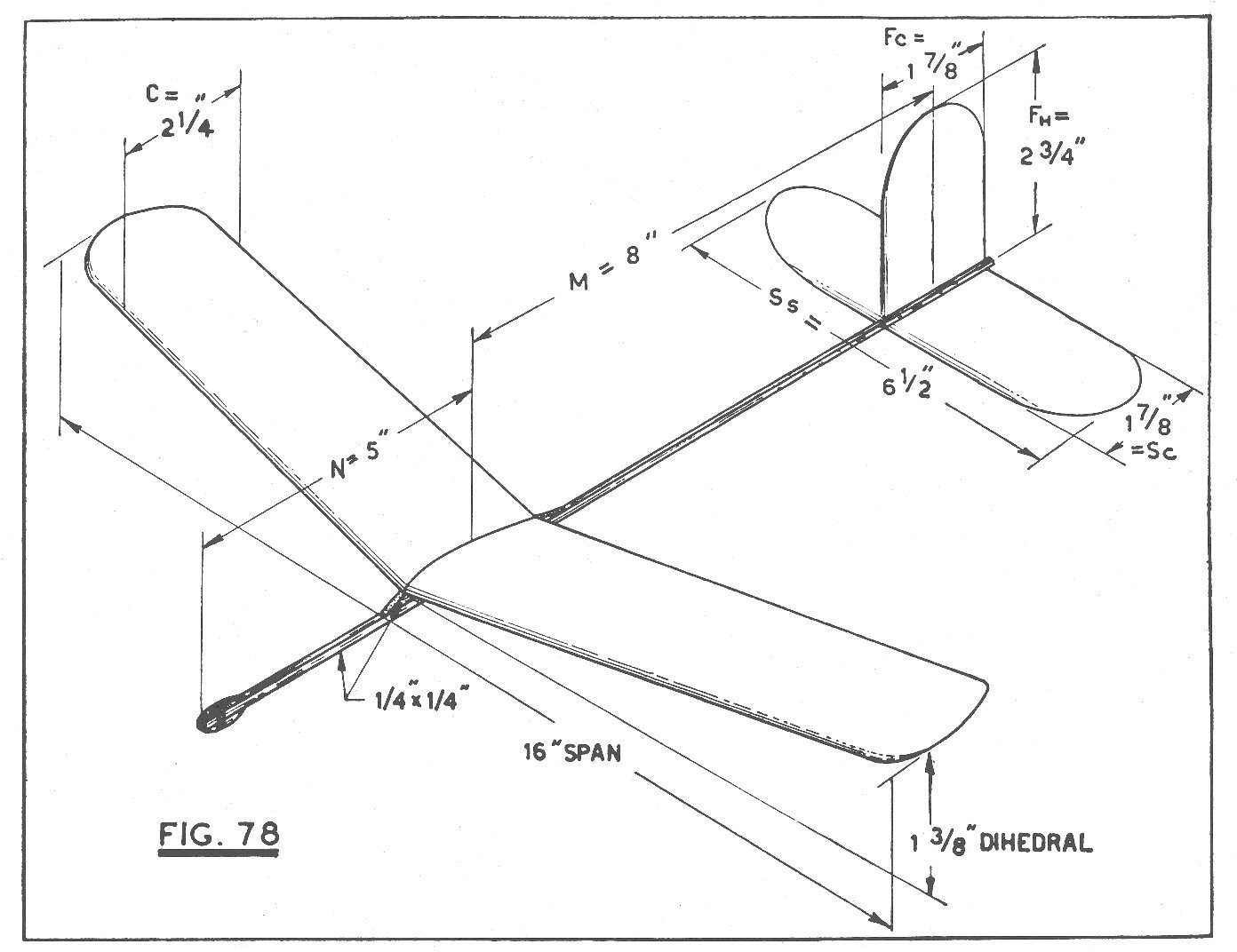 Balsa Wood Glider Plane Plans