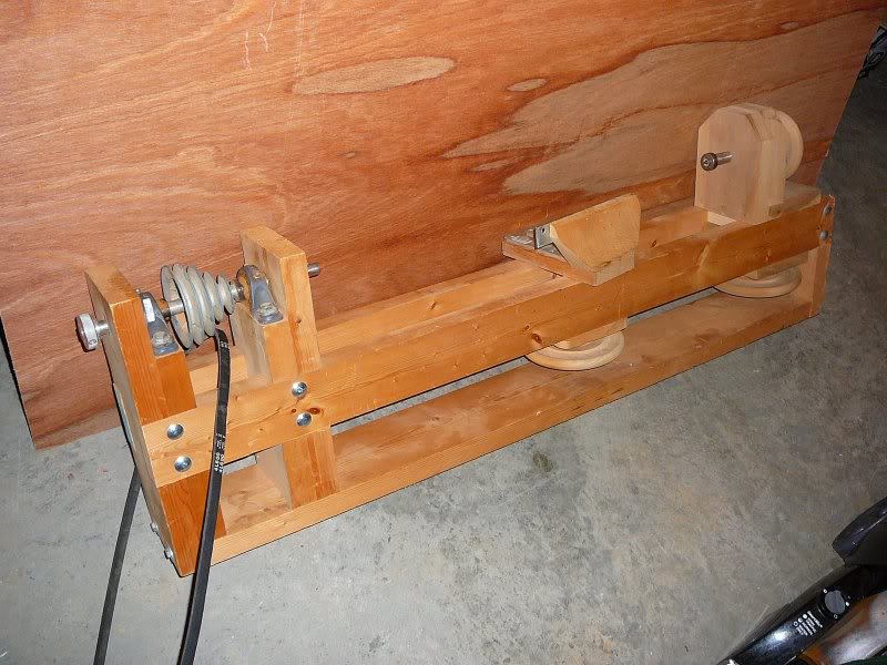 Build Diy Homemade Wood Lathe Plans Pdf Plans Wooden Wood Stain For.