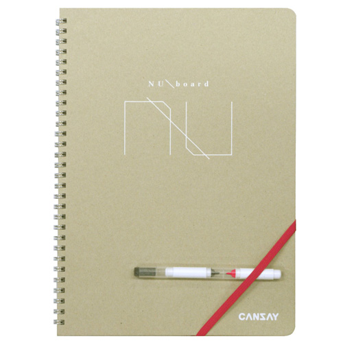 持ち運びできるノート型ホワイトボード「NUboard（ヌーボード）」
