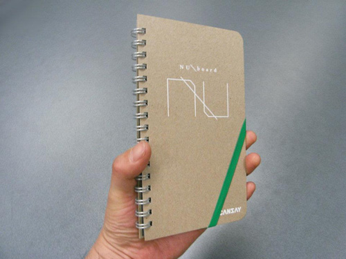 持ち運びできるノート型ホワイトボード「NUboard（ヌーボード）」