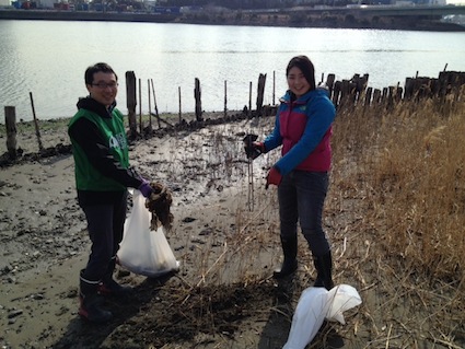 2014年2月1日（土）干潟清掃で「渡り鳥サポーターになろう！」⑦