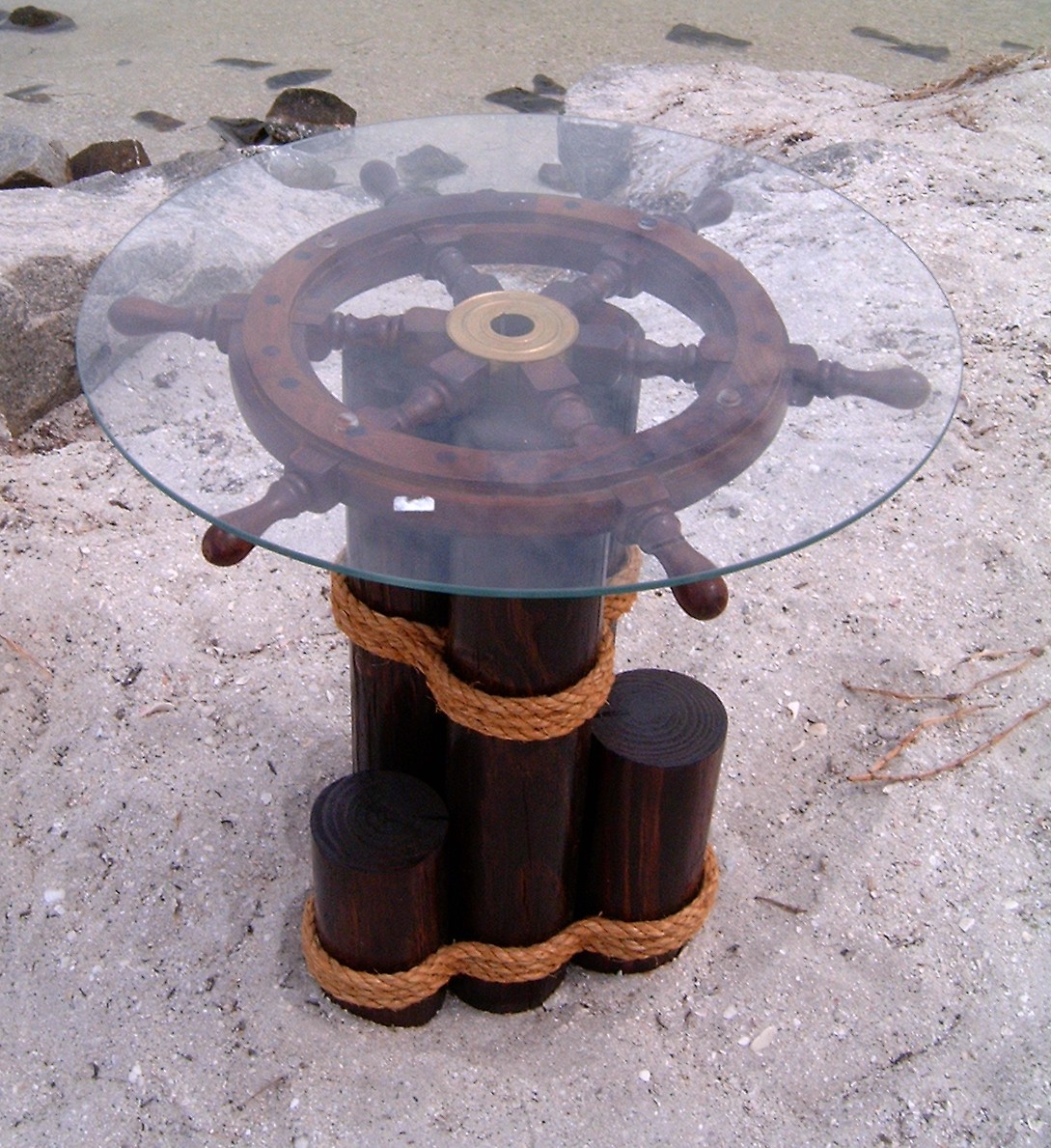 Ship Steering Wheel Coffee Table | How To Building Amazing 