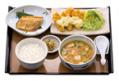 冷汁ととり天南蛮の定食
