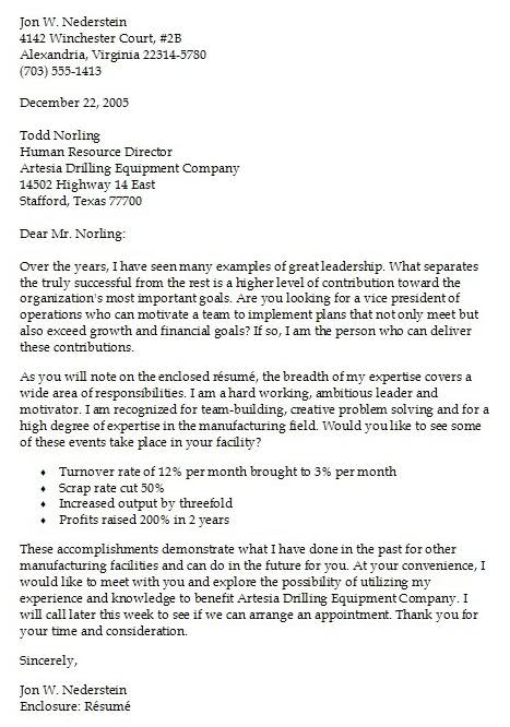how to type a cover letter for your resume