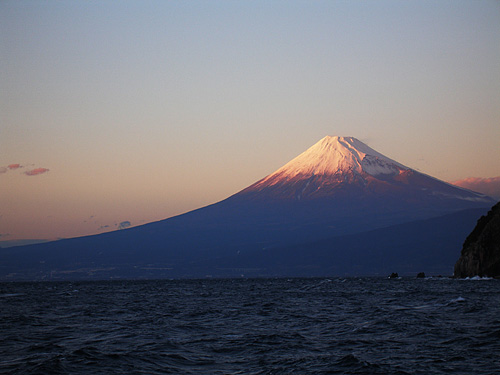 夕方富士山！