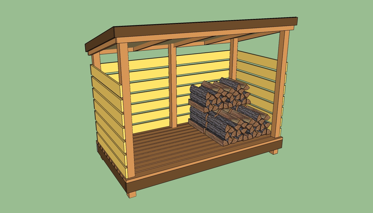 free firewood shed plans how to build diy by