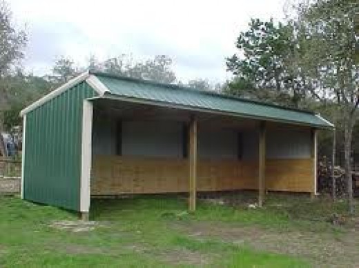 10x12 run in horse shelter roof plans myoutdoorplans