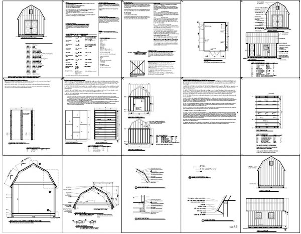 Shed Plans Free 12x16 How to Build DIY by 