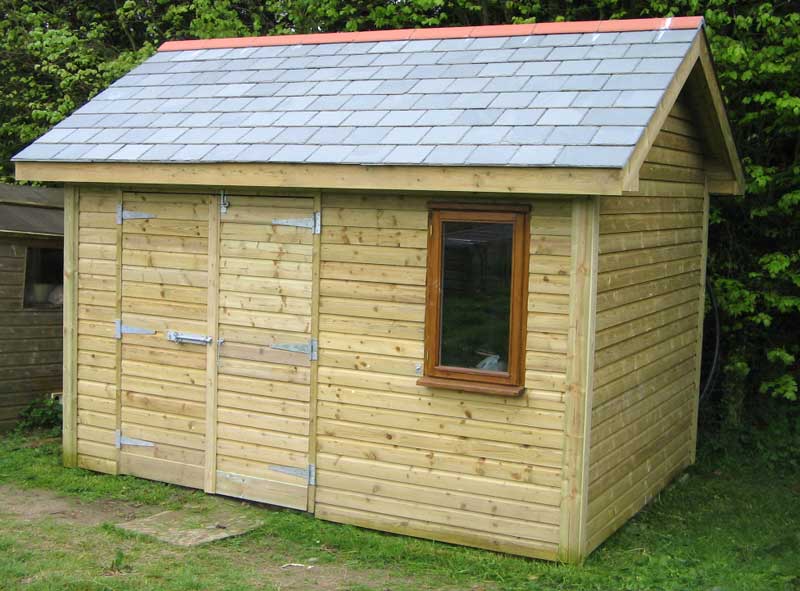 photos of our customers sheds installed in their gardens