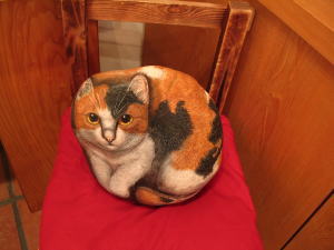 伊豆高原　ギャラリー　ショップ　ギャラリーぶなの木　石猫