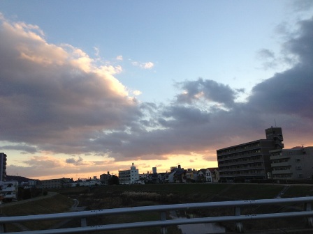 広島の夕焼け