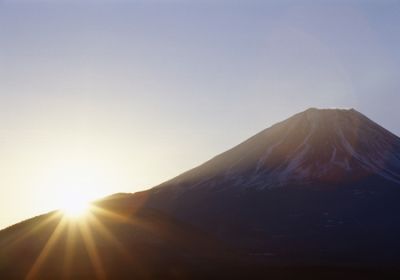 初日の出　富士山