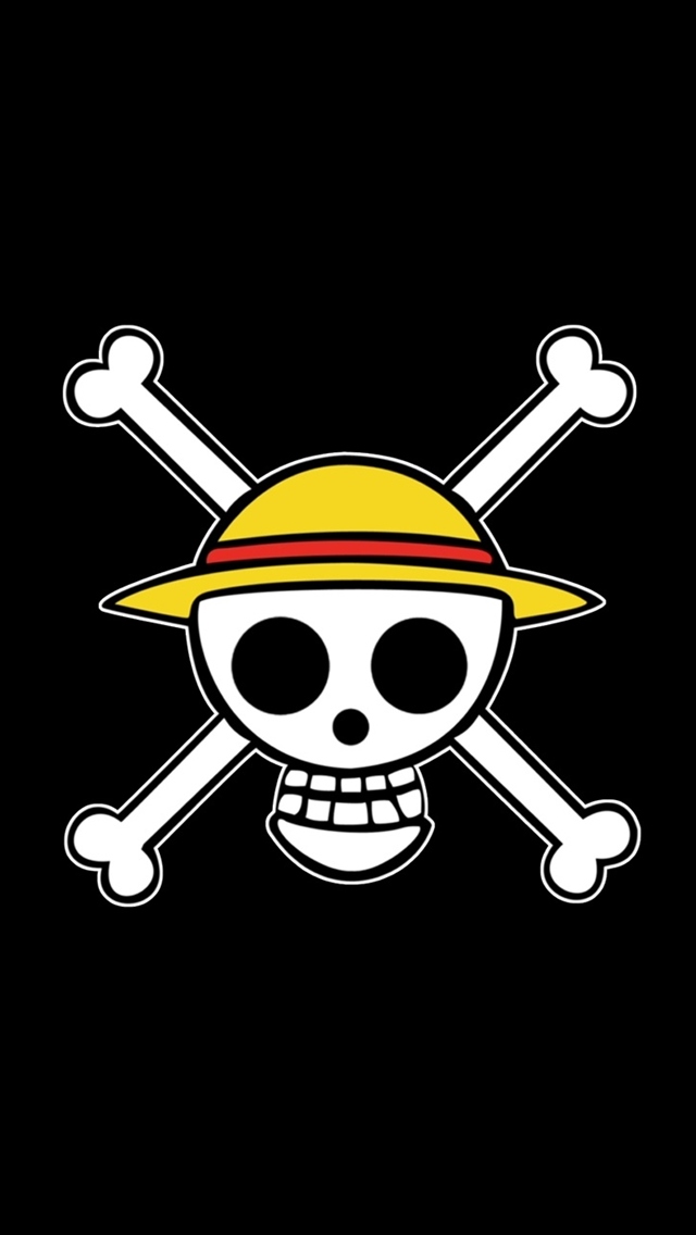 ルフィ 海賊旗 ワンピース携帯待ち受け海賊王