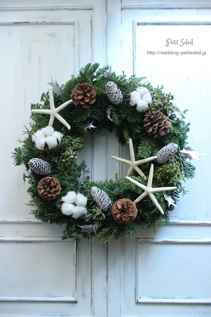 クリスマスリース　Xmas wreath