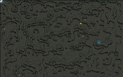 別荘の隠れた洞窟全体MAP