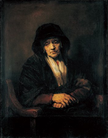 レンブラント「老婦人の肖像」
