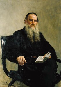 レーピン「レフ・トルストイの肖像」
