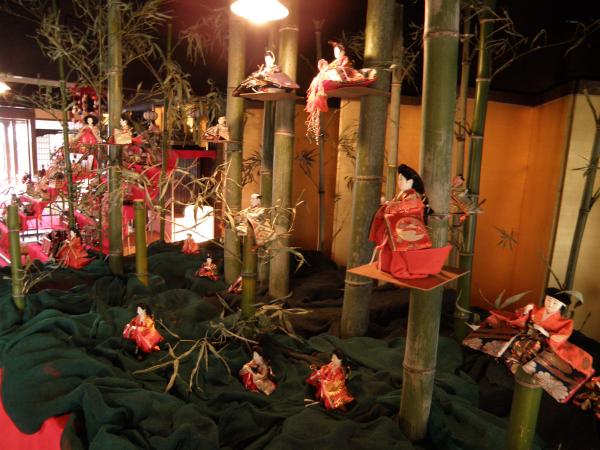亀山宿　舘家のおひなさま　竹取物語の展示