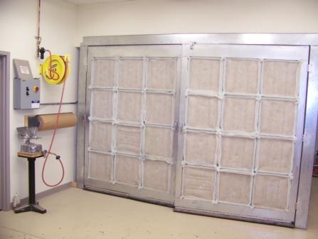Woodworking Spray Booth Used wood processing-finishing Spray booths ...