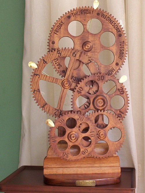 Wood Atomic Clock Plans