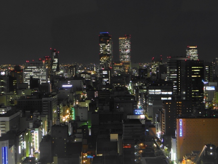 名古屋駅方面の夜景