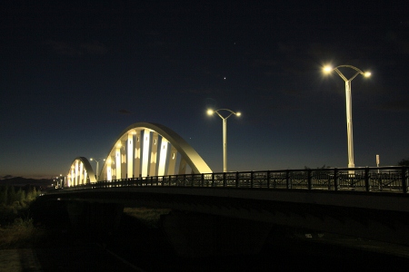 夜明け前の久澄橋